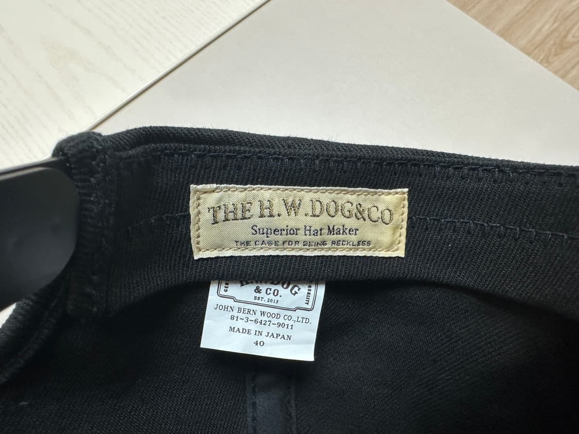 THE H.W.DOG&CO 트러커캡 블랙 40사이즈 도그앤코 상품이미지8