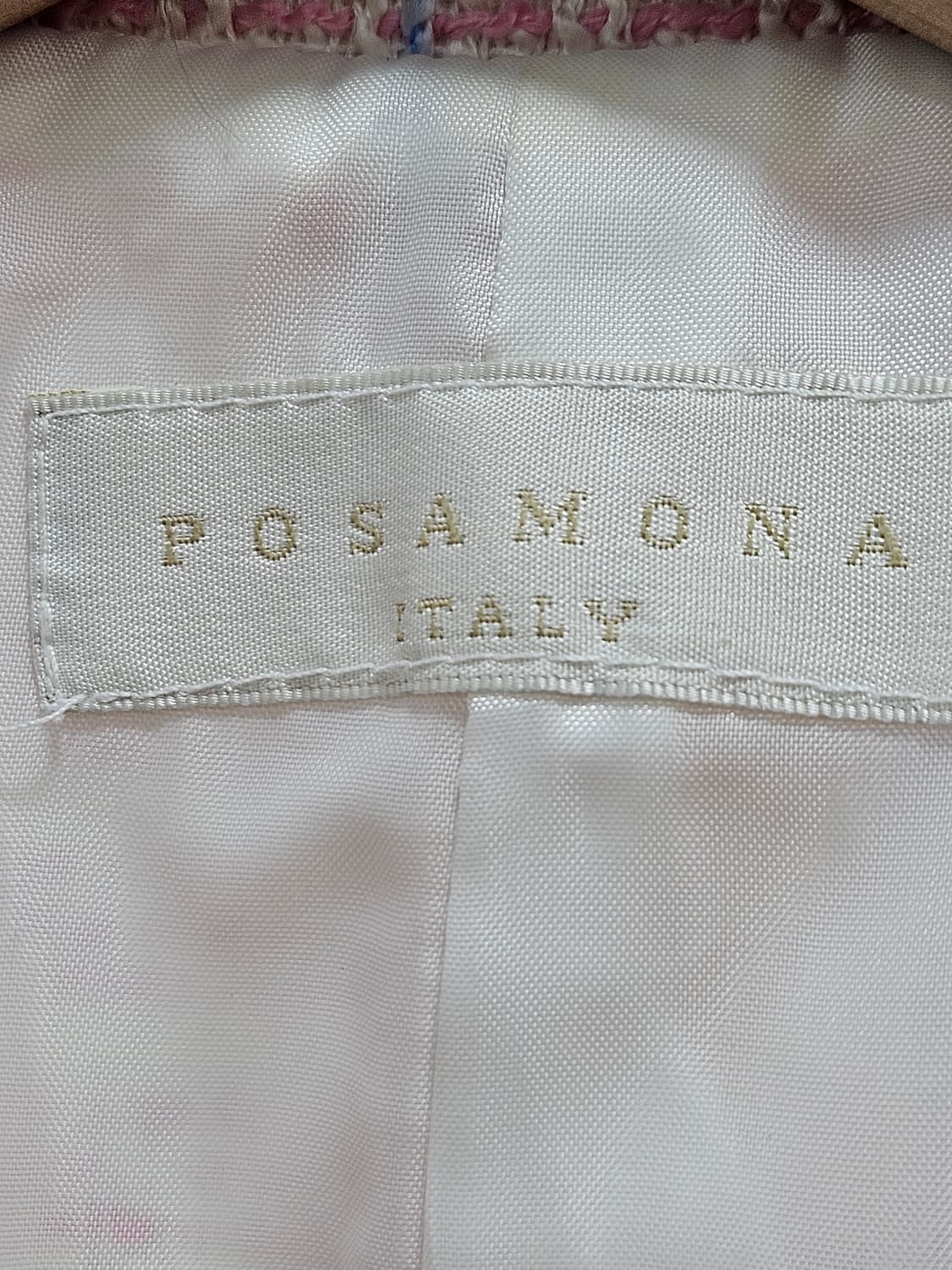 포스모나(posamona) 핑크 트위드 자켓 상품이미지8