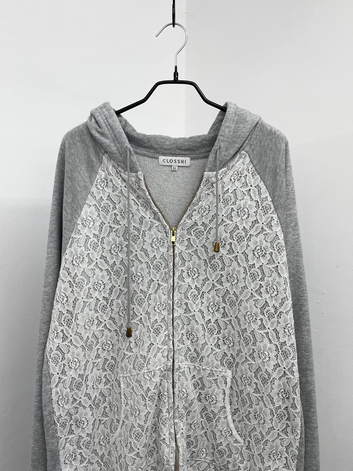 코지 레이스 후드집업 상품이미지6