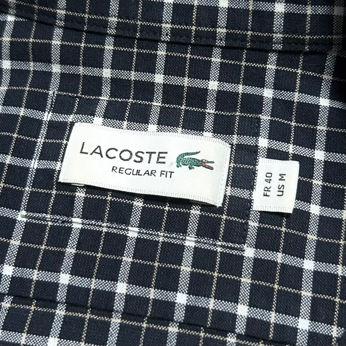 [M] Lacoste 라코스테 신형 체크셔츠 상품이미지4
