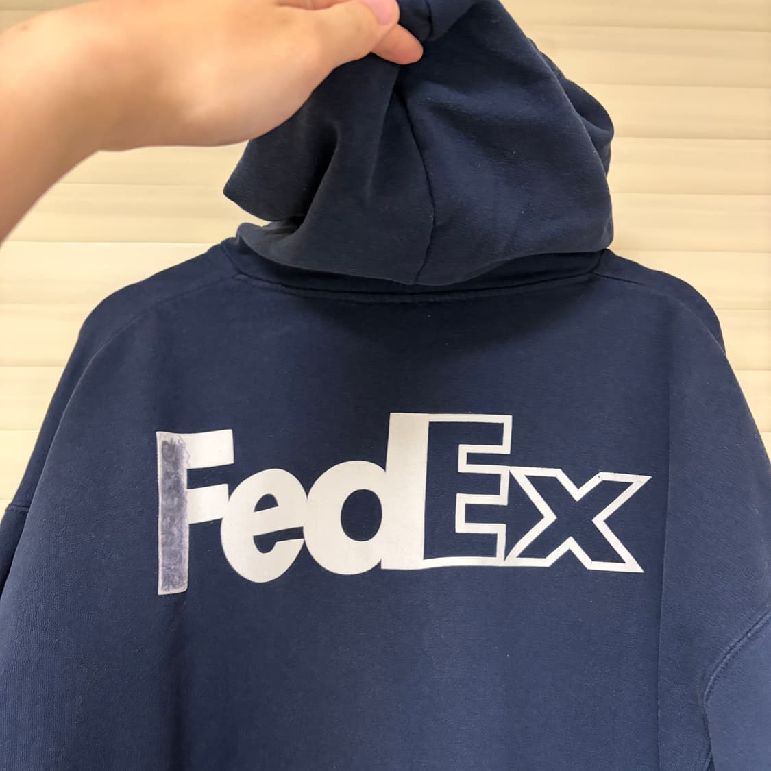 90s 빈티지 페덱스 FedEx 후드티 후디 크리스티안 스타크 L 상품이미지7