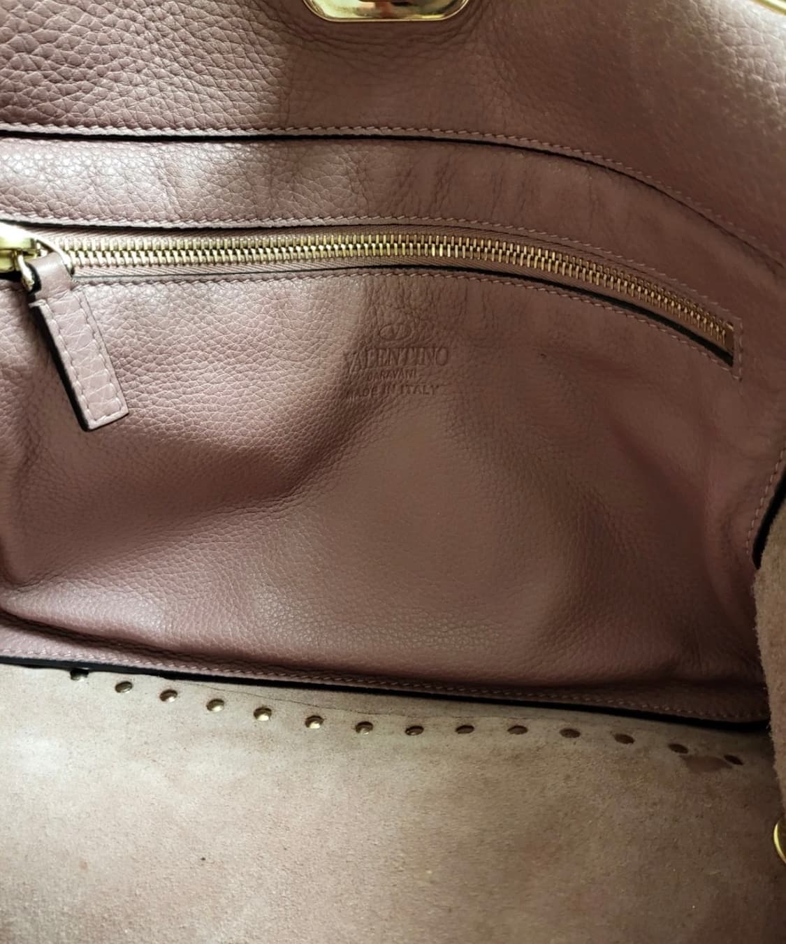 발렌티노 락스터드 핑크 토트백 상품이미지3