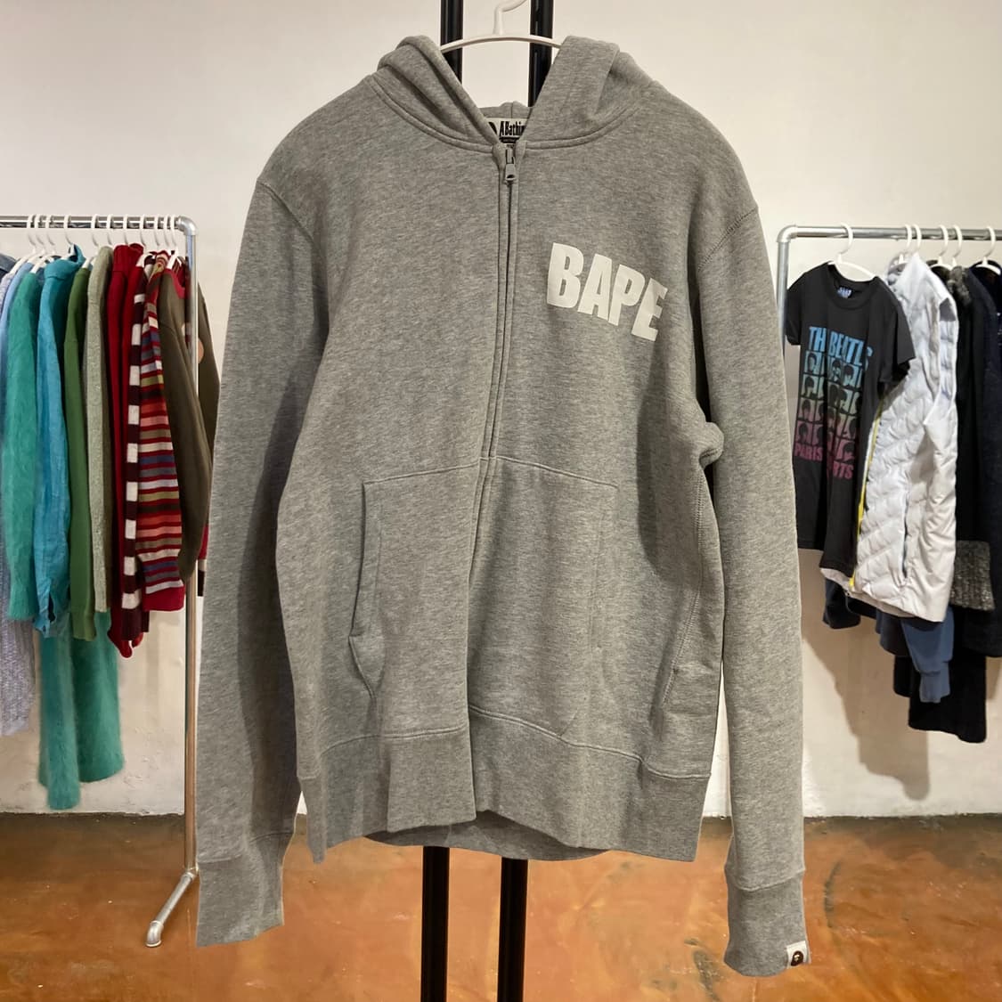 BAPE(베이프) 로고 후드 집업 / M 사이즈 상품이미지7