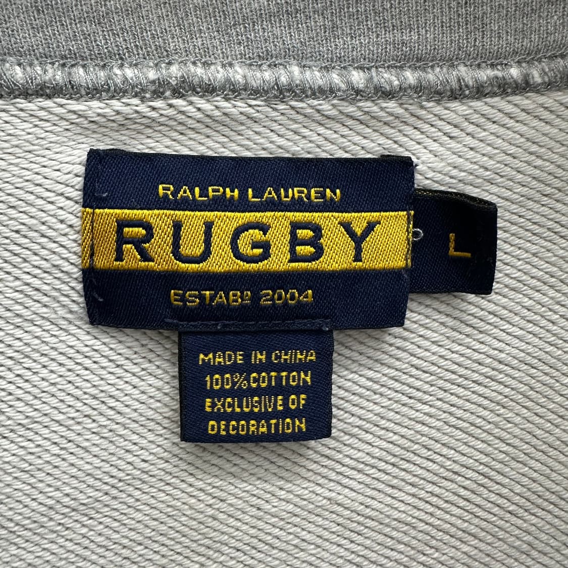 100 폴로 랄프로렌 럭비라인 남자 숄카라 가디건 상품이미지3