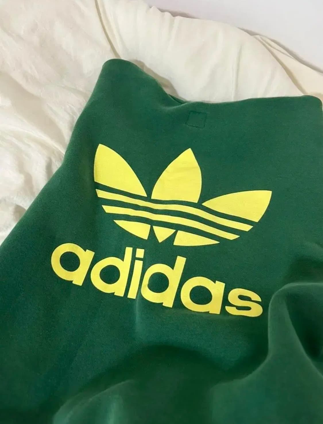 아디다스 기모 후드티 초록 상품이미지2