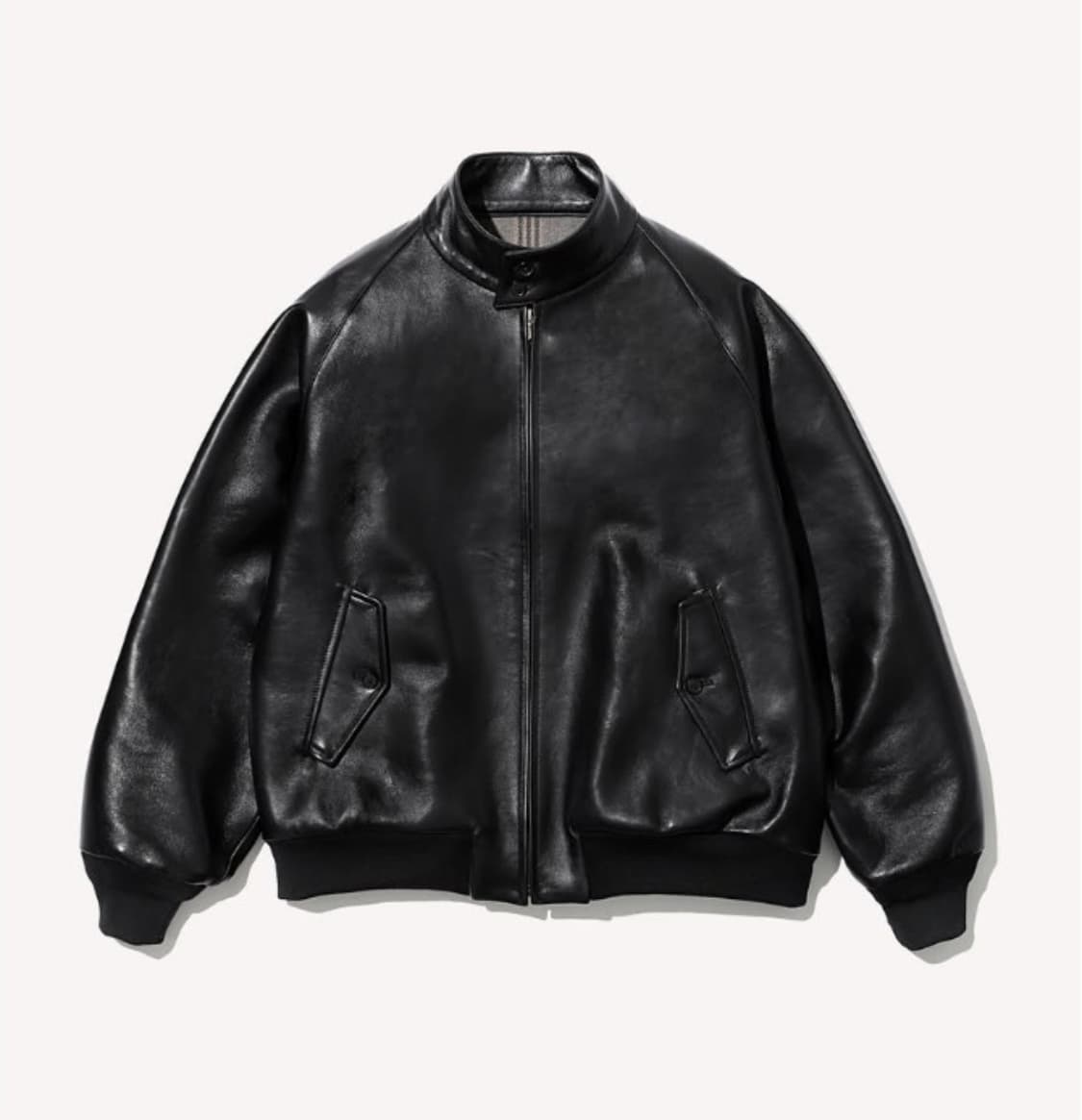 [2]아프레쎄 apresse 25aw 레더 해링턴 자켓 새상품 상품이미지1