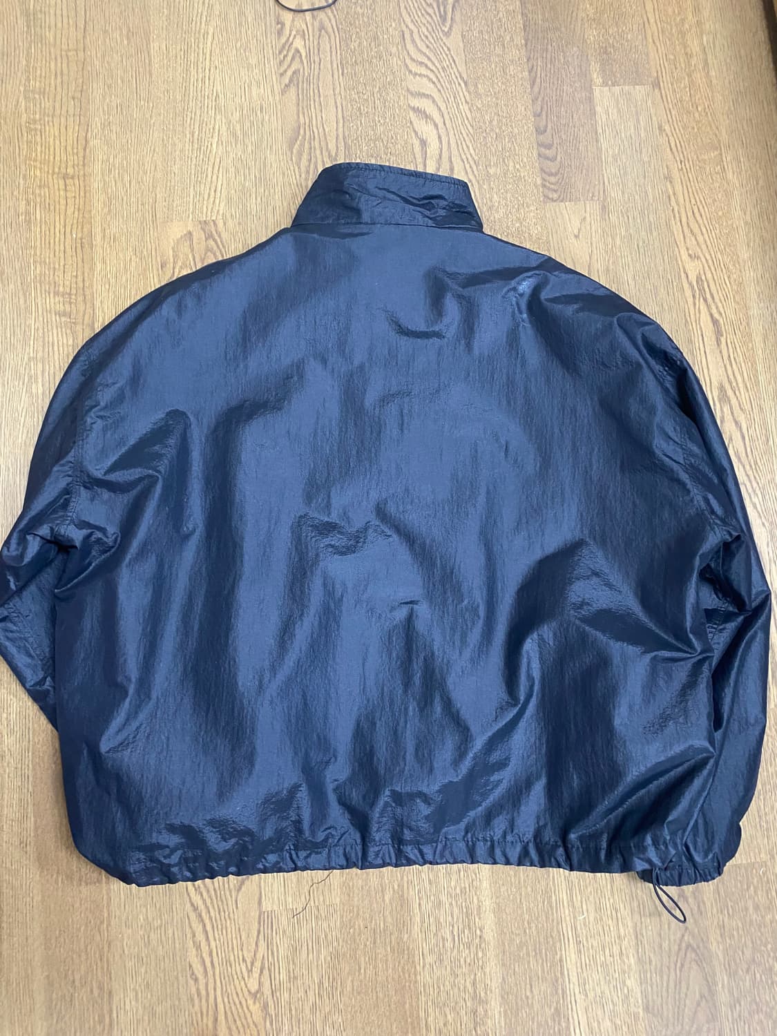 나일론 바람막이 자켓 블랙 os 상품이미지2