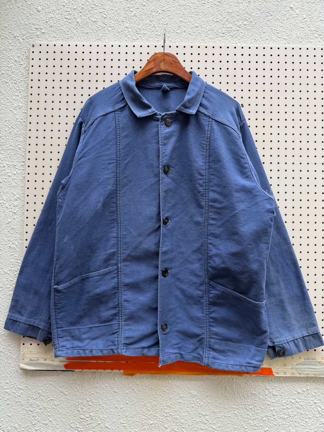 OLD WASHED HAIRY MOLESKIN 빈티지 몰스킨워크자켓 상품이미지1