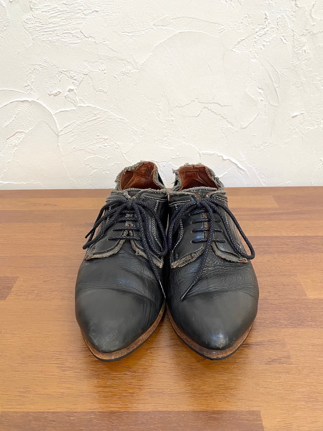 미하라 야스히로 90s 디스트레스 더비 슈즈    상품이미지5