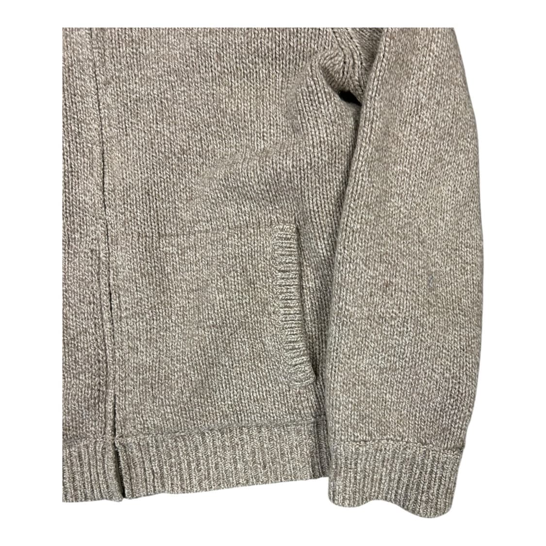 XL) 엘엘빈 L.L.Bean 램스울 체크 라이닝 집업 가디건 TK-03 상품이미지2