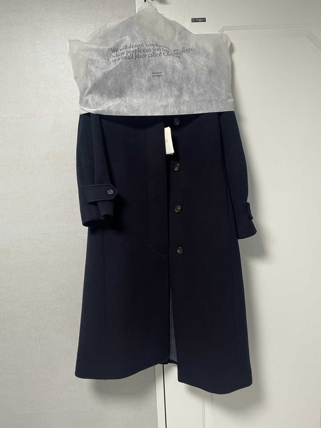 [새상품]파사드패턴 캐시미어 발마칸 코트 상품이미지8