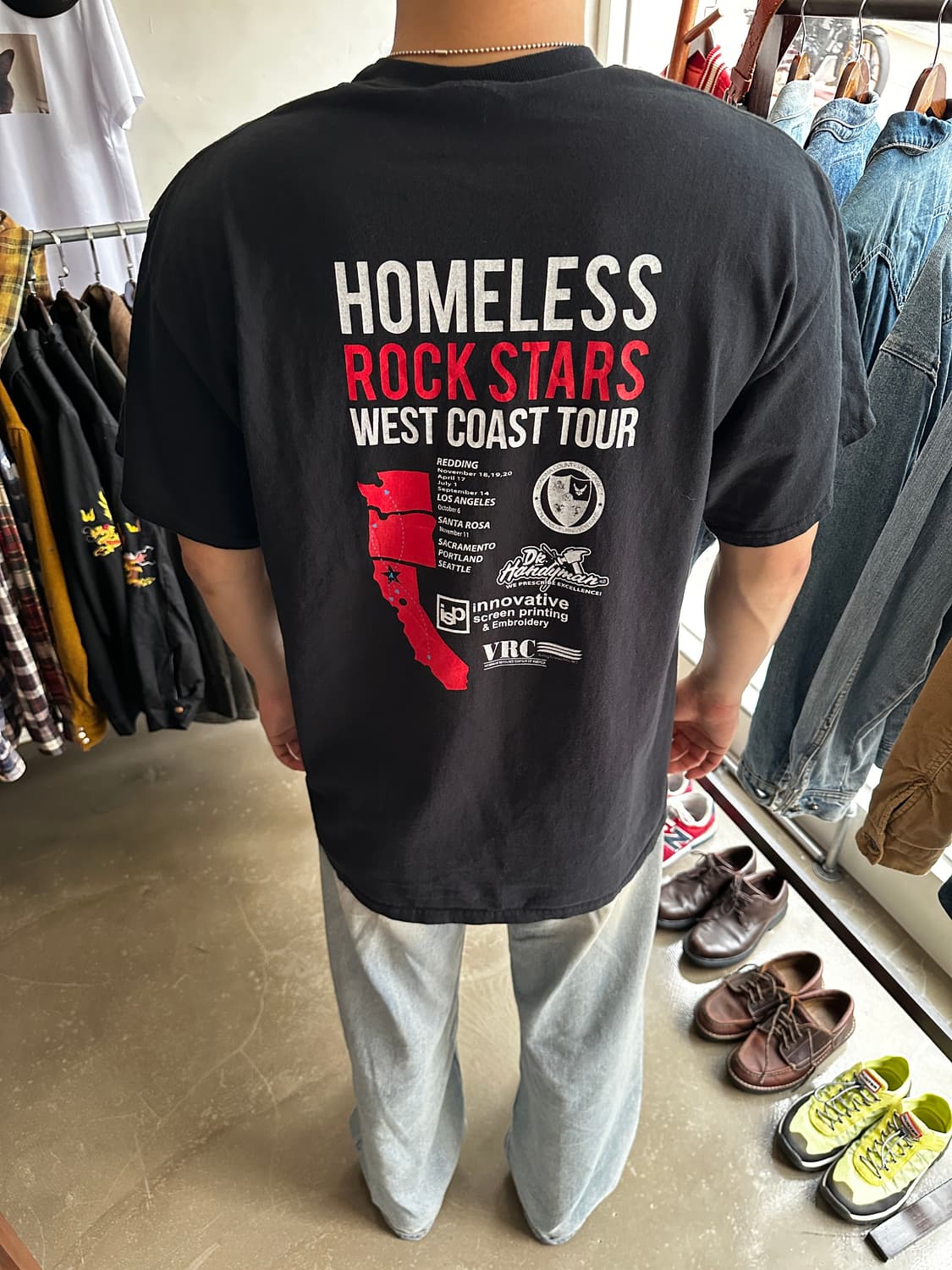 i’m A Rock Star 투어 백프린팅 티셔츠 상품이미지3