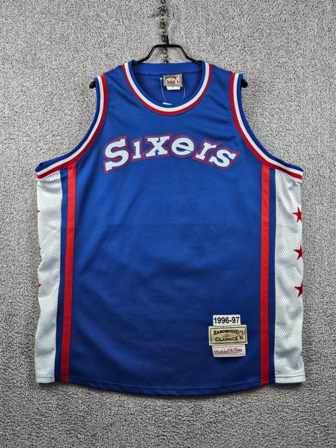 미첼앤네스 NBA 필라델피아 세븐티식서스 유니폼 (XL)/ 12268 상품이미지1