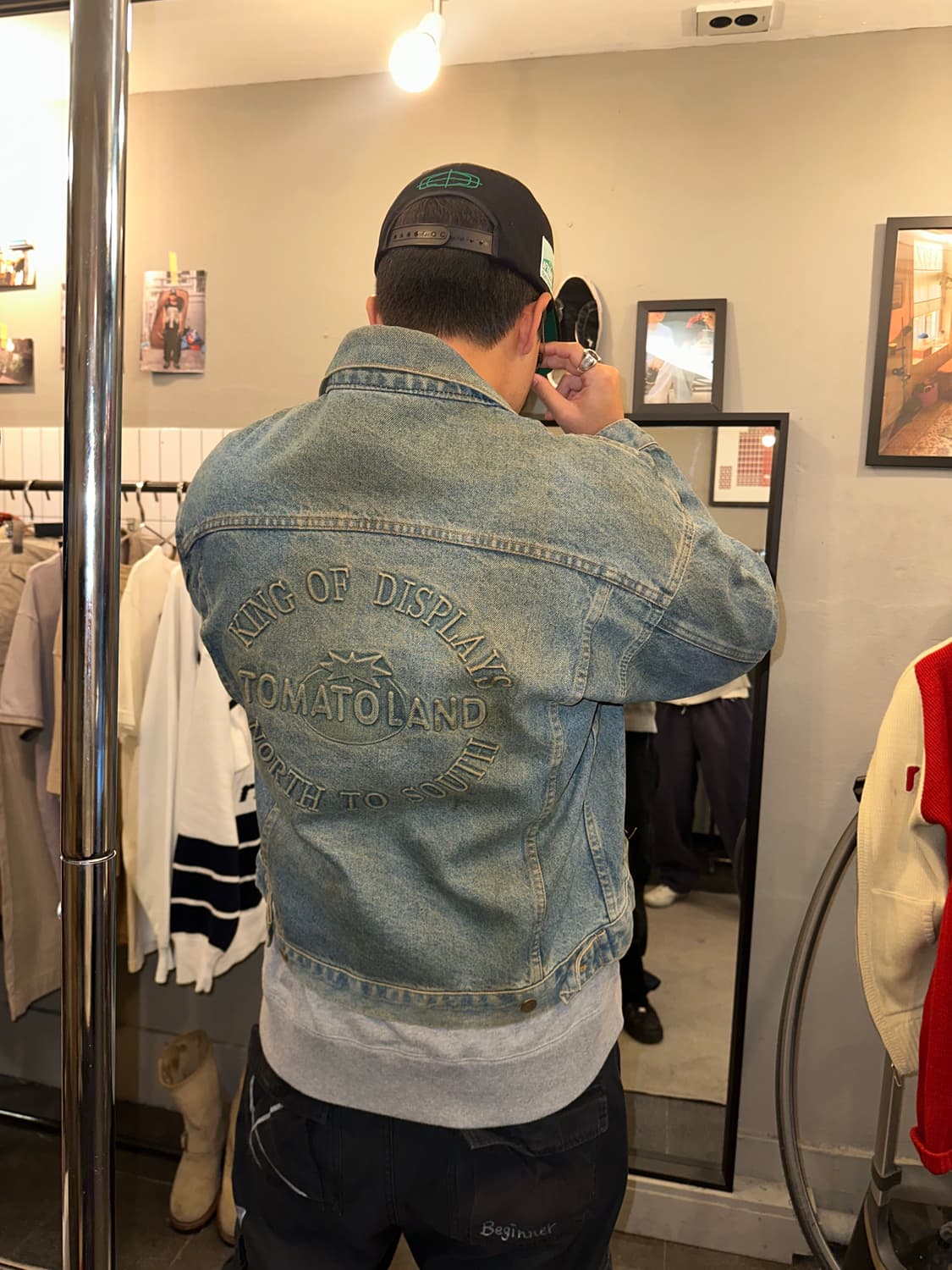 90’s Tomatoland 3-type back denim jacket 상품이미지1