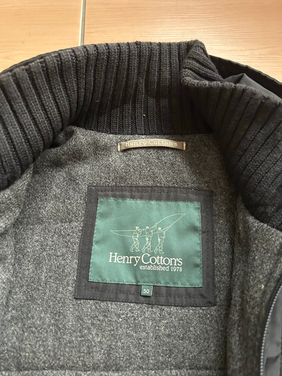 헨리코튼 하이넥자켓 상품이미지3