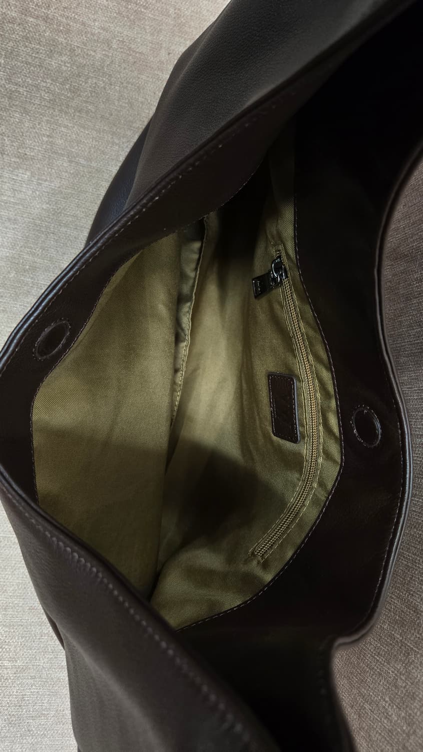 베라왕 상태 최상 샹스 빅백 숄더백 호보백 브라운 상품이미지7