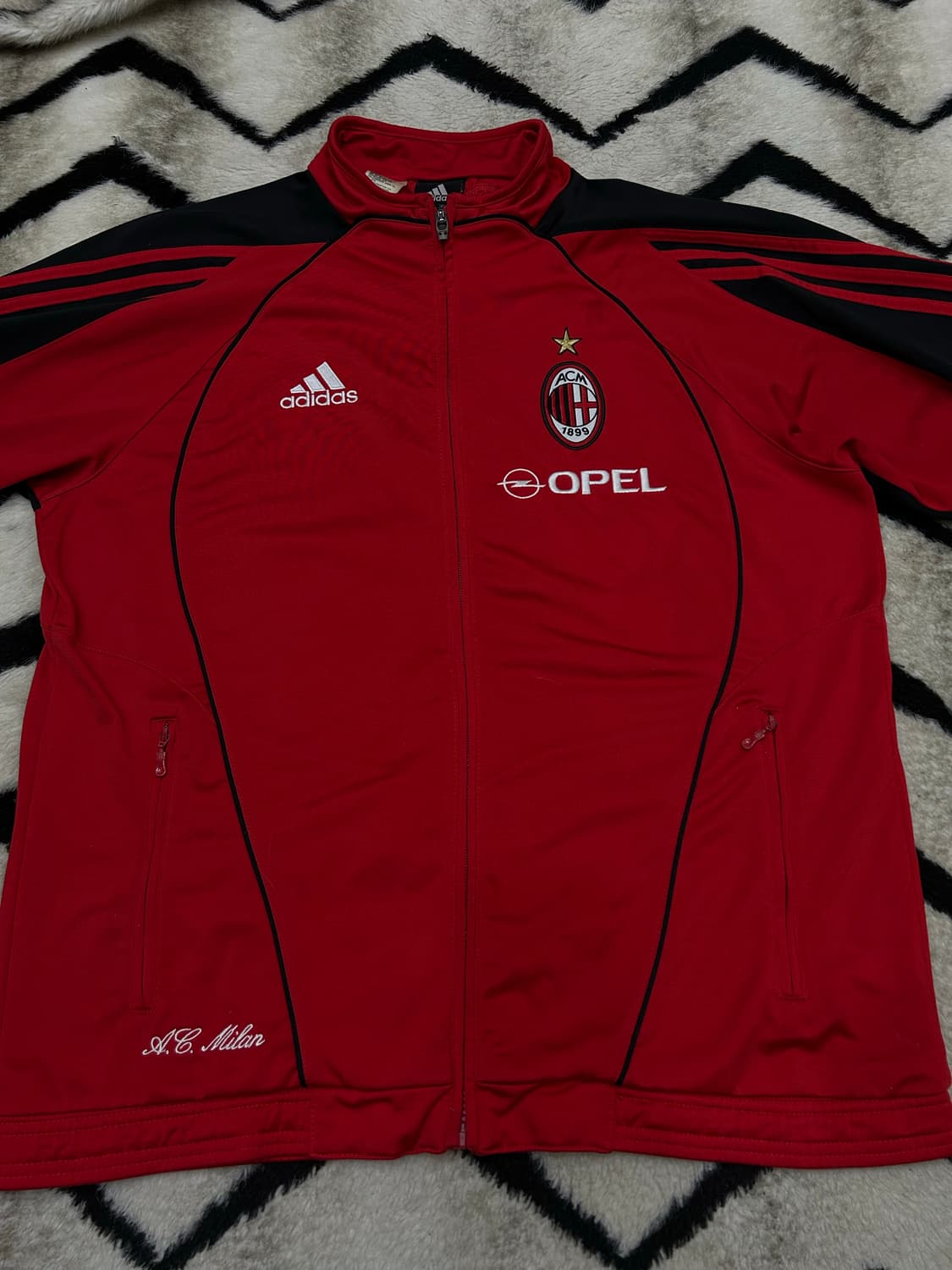 [실측XL]아디다스 05-06 AC밀란 져지/구멍 상품이미지3
