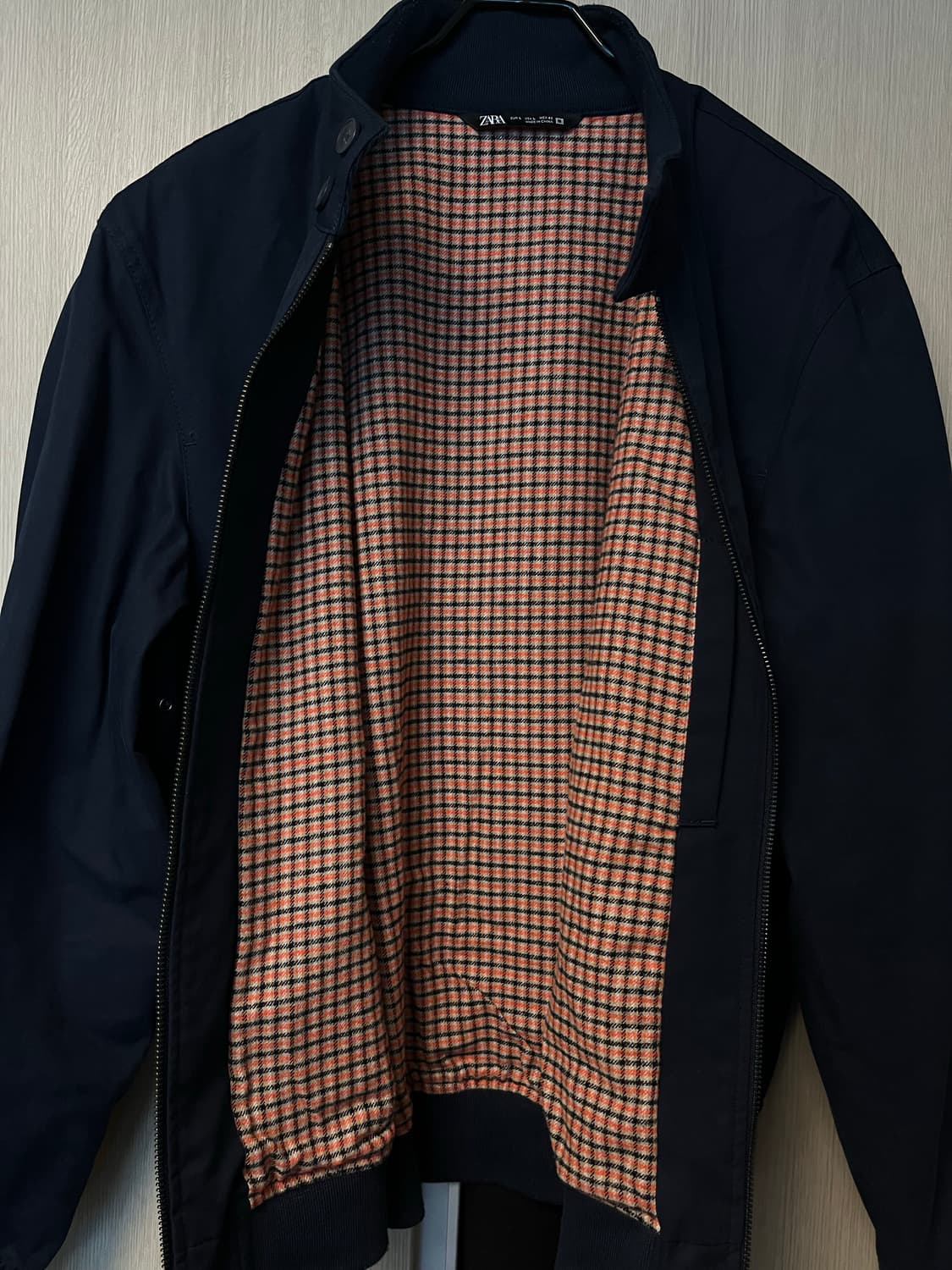 자라 자라 포켓 디테일 코튼 점퍼 사이즈L 상품이미지5