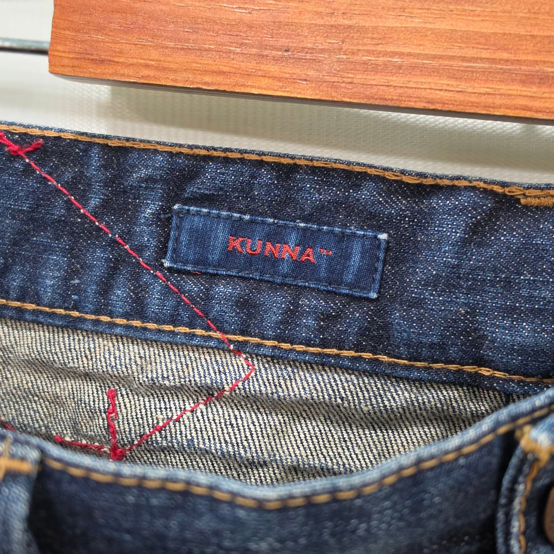 JAPAN 빈티지 KUNNA 빈티지 워싱가공 데님팬츠- 32 상품이미지8