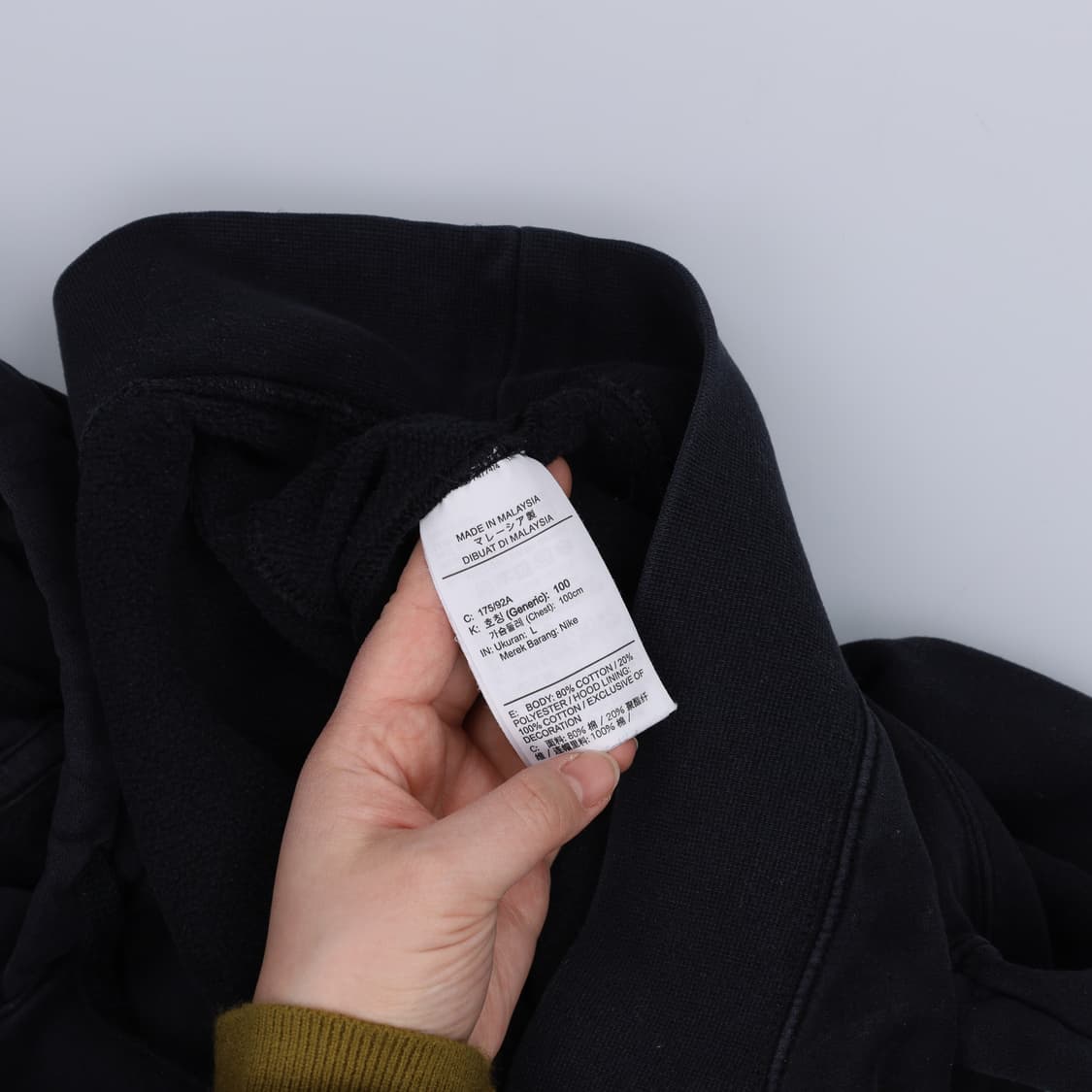 100 나이키 스우시 후드 티셔츠 0227M 상품이미지5