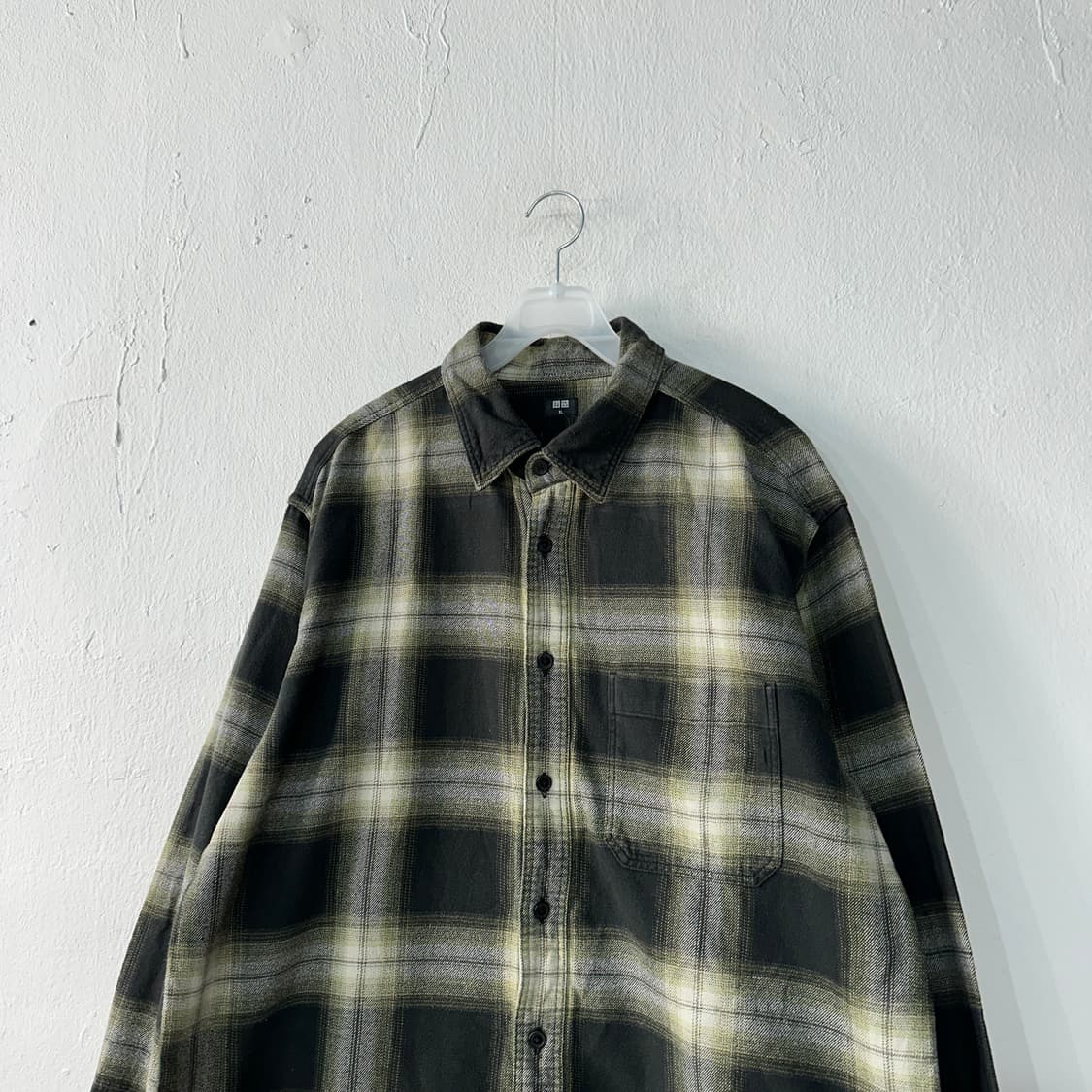 유니클로 체크남방 XL 상품이미지2