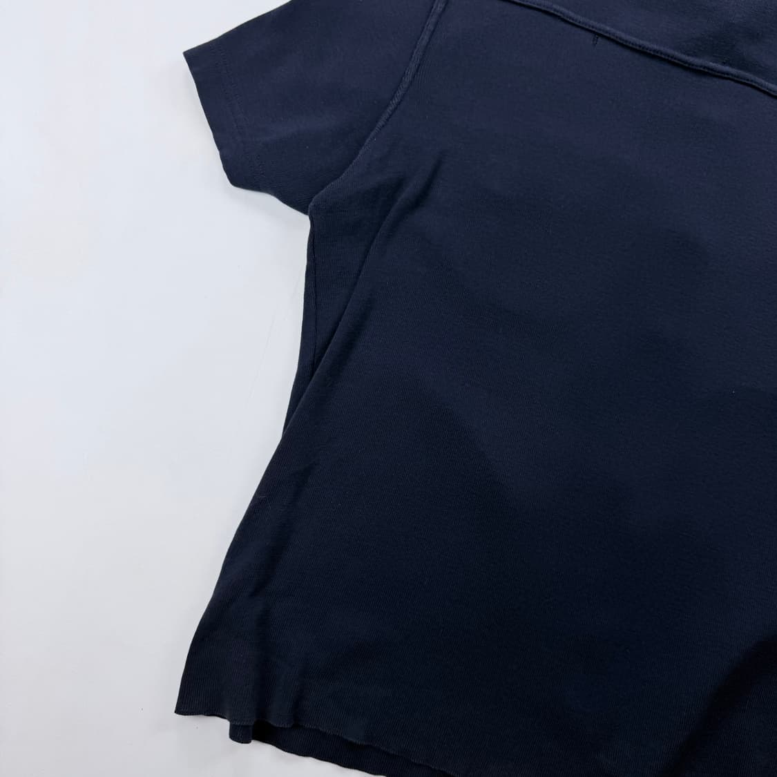프라다 빈티지 네이비 포켓 반팔 셔츠 상품이미지10