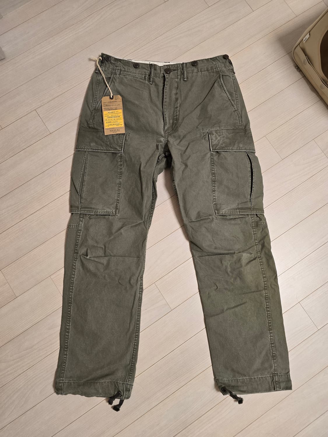 RRL 서플러스 카고 카키 32x32 새제품 상품이미지1