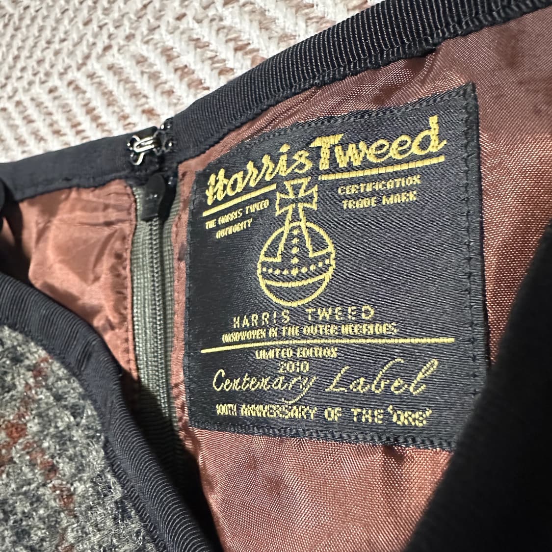 HARRIS TWEED wool classic skirt 상품이미지3