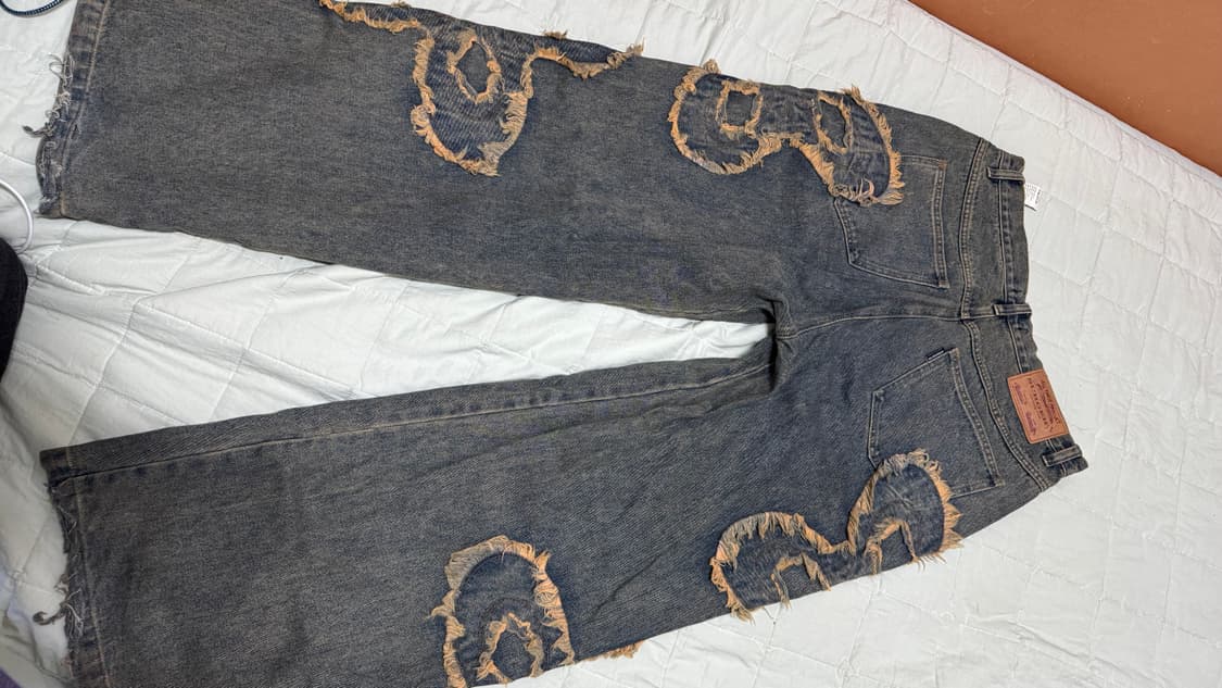 써저리 클로버 로고 데님 size M 상품이미지4