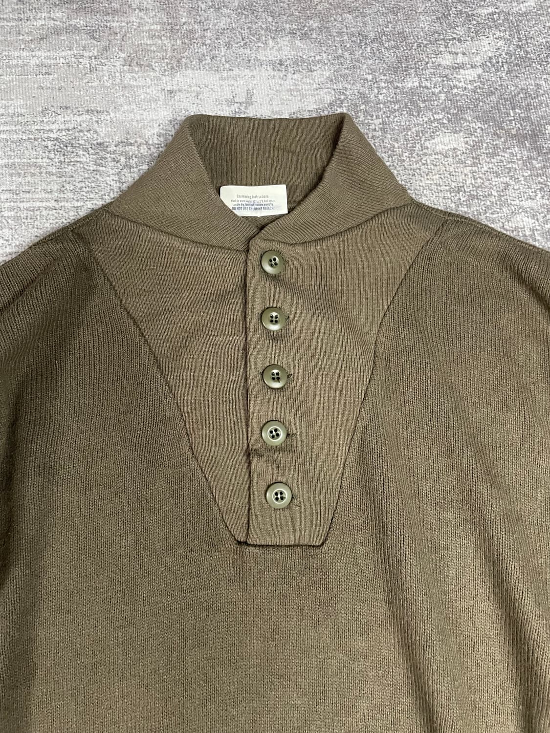 U.S ARMY 5버튼 하이넥 니트 상품이미지4