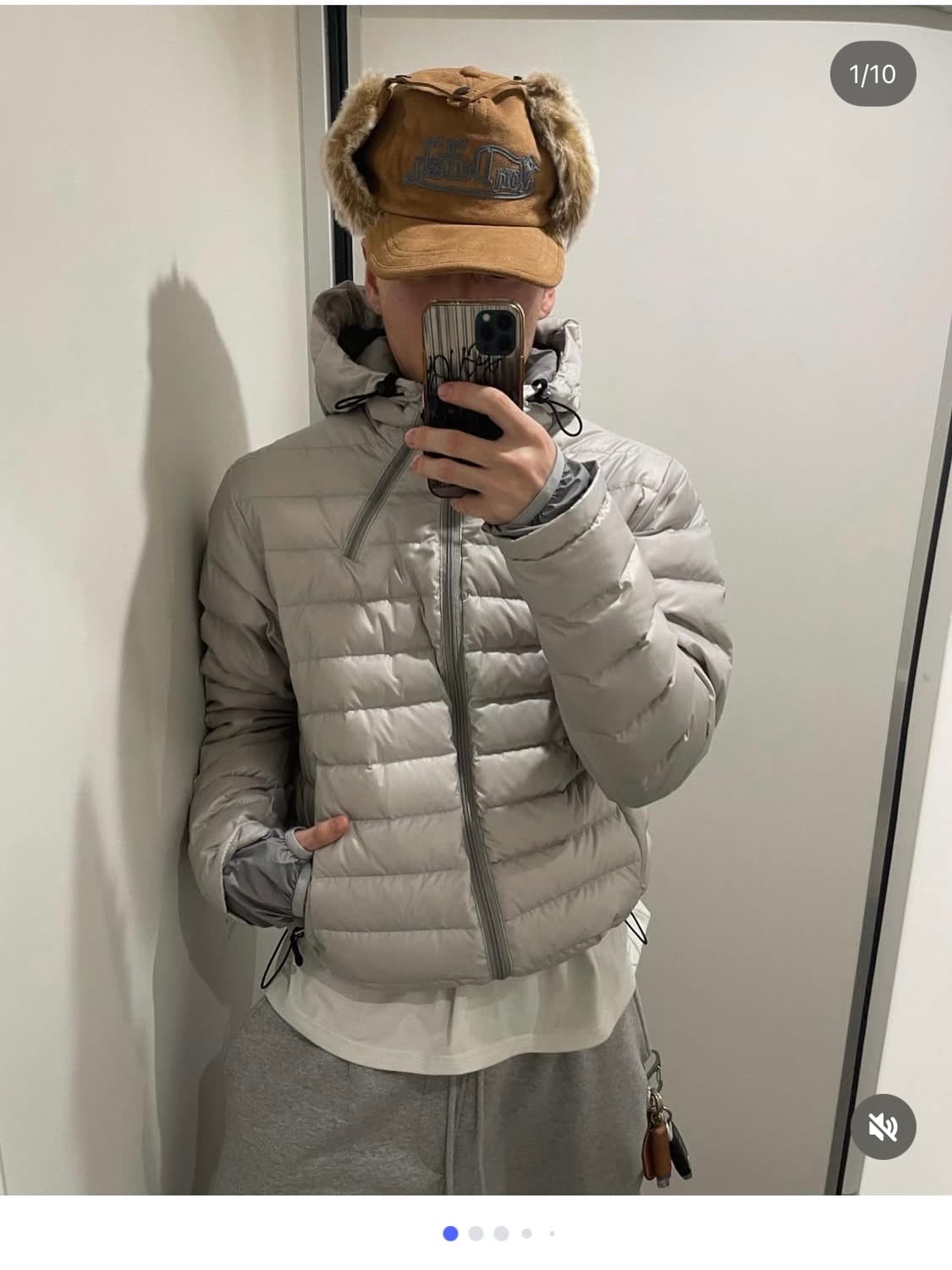 덕다운 경량패딩 상품이미지1