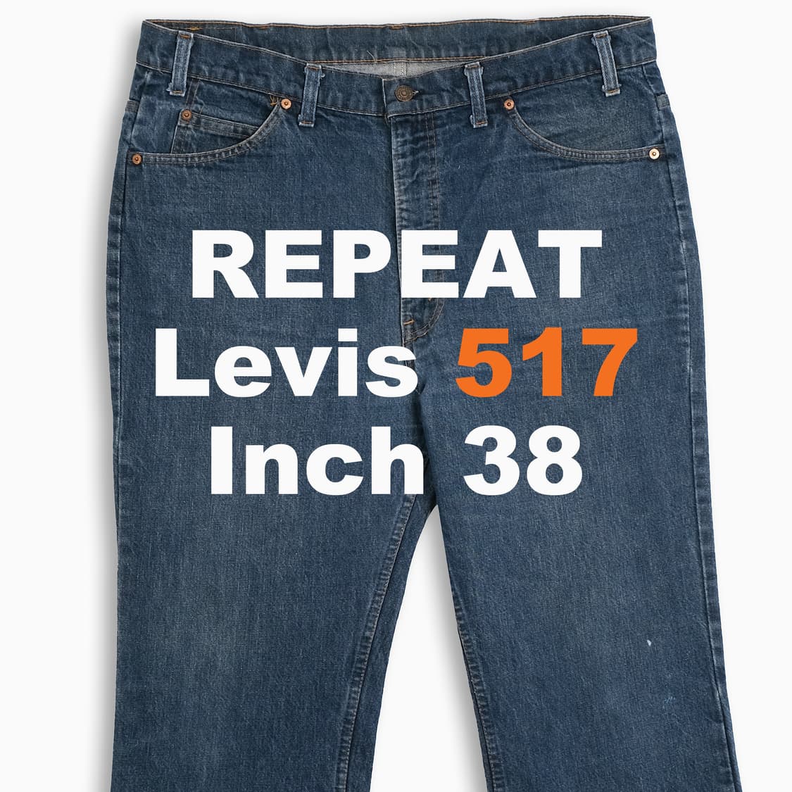리바이스 517 오렌지탭 진청 70s USA 38인치 OR5174054 상품이미지1