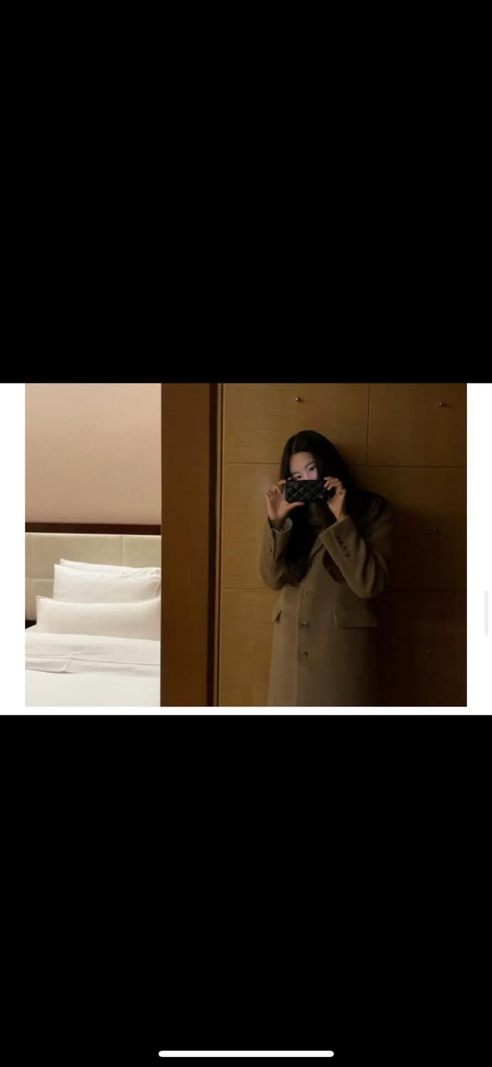 샵엠 클래식 캐시미어 코트 브라운 38 상품이미지6