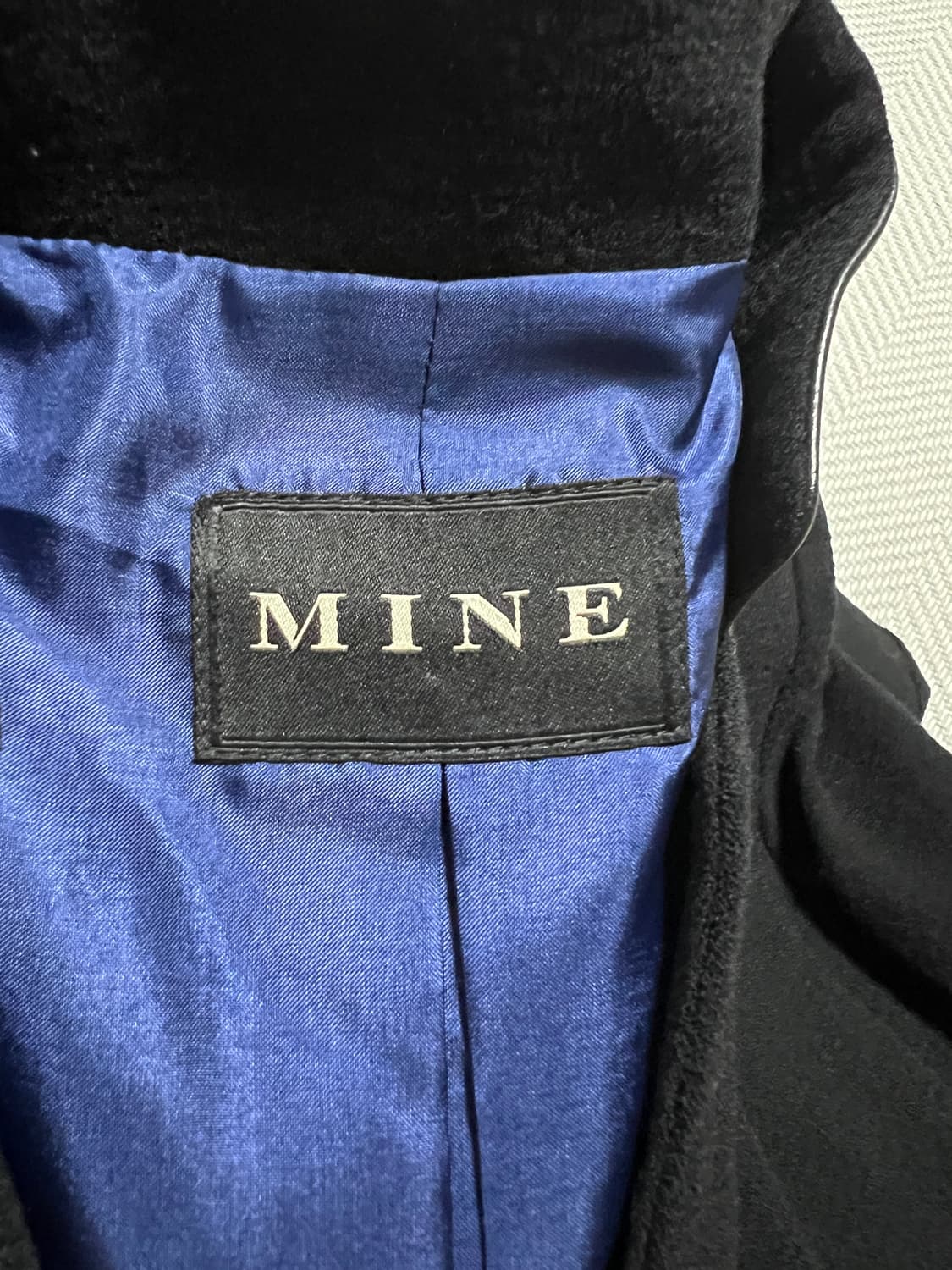 한섬 마인 MINE 블랙 트위드 자켓 정품 상품이미지3
