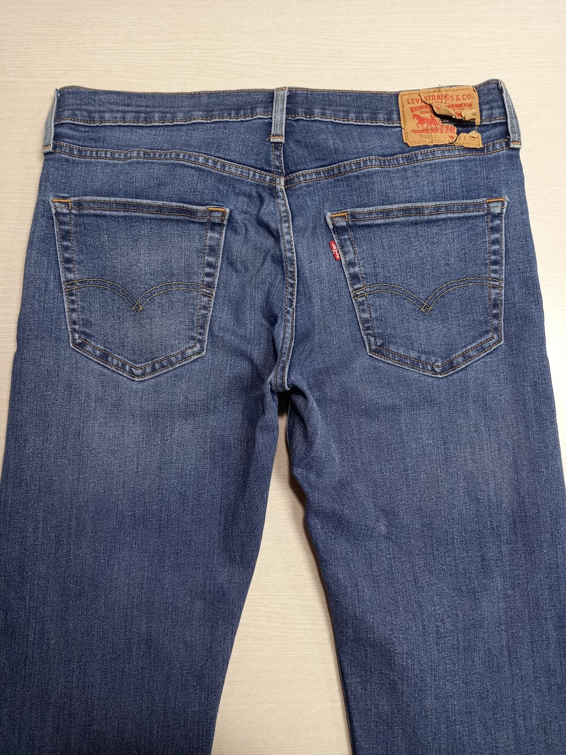 33 리바이스502 워싱 스판 슬림일자진 33-455 상품이미지4