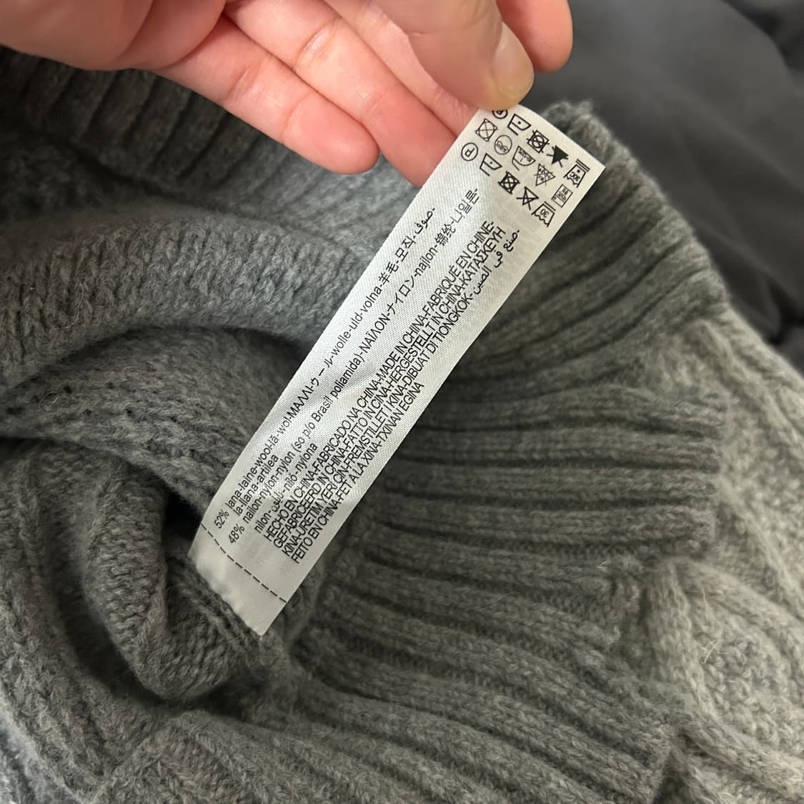 자라 x 아더에러 디스트로이드 크롭 가디건 블루 S-M 상품이미지6