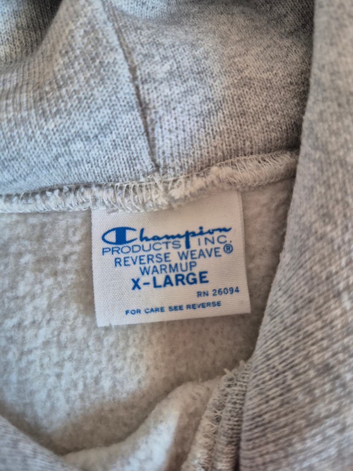 챔피온 블루택 재팬 후드티 XL 상품이미지3