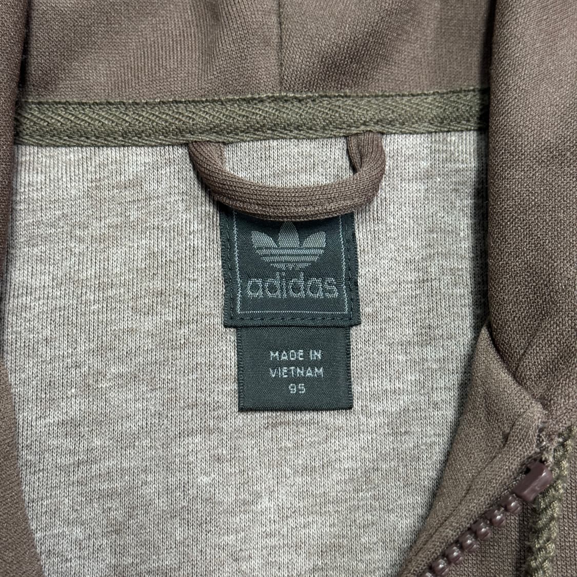 아디다스 00s 대장급 브라운 후드집업 트랙 져지 95 상품이미지5