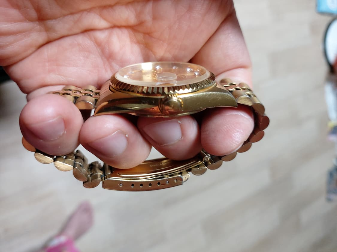 오리엔트 데이저스트 금장 시계  상품이미지2