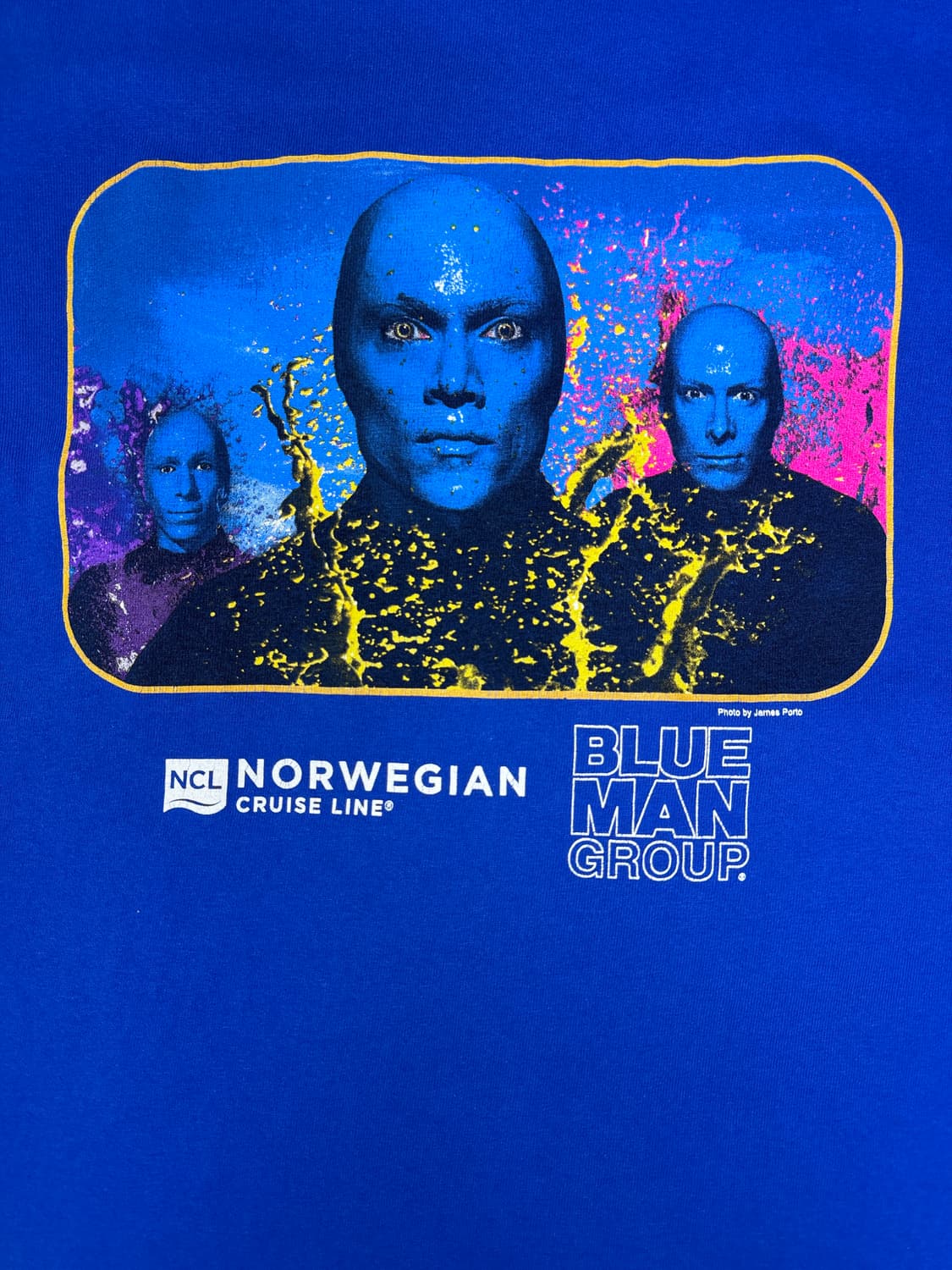 빈티지 00s 블루맨그룹 BLUE MAN GROUP 프로모션 티셔츠 L 상품이미지2