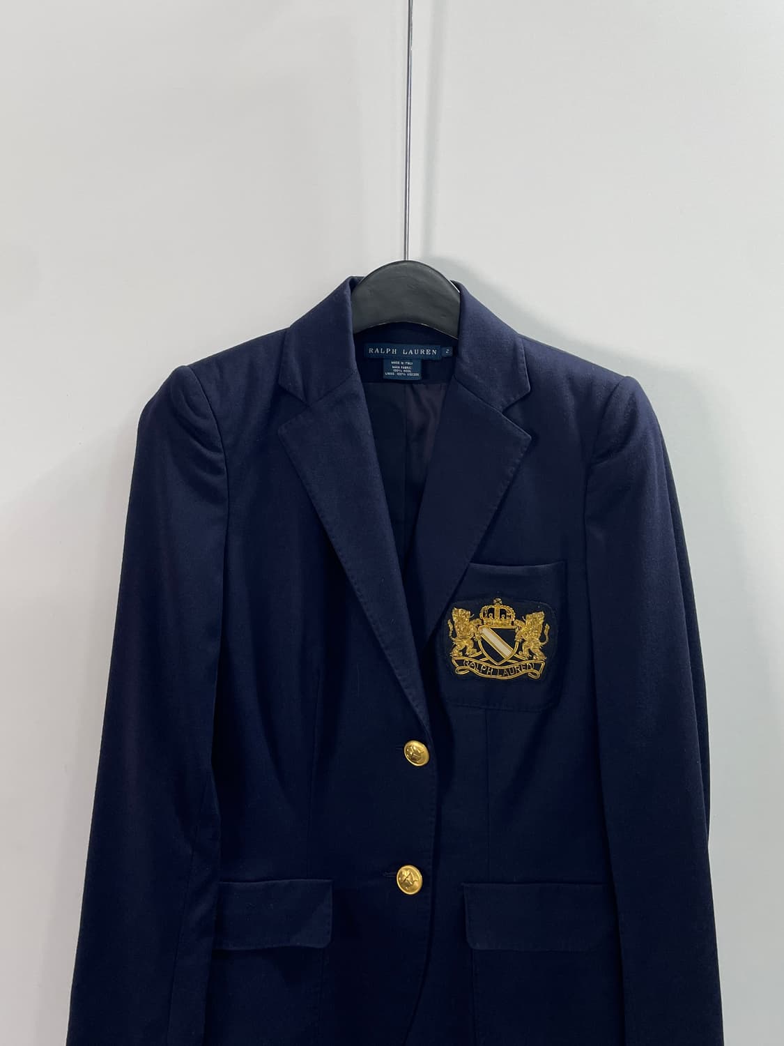 폴로 랄프로렌 우먼스 금장 블레이저 자켓 (on.313) 상품이미지2