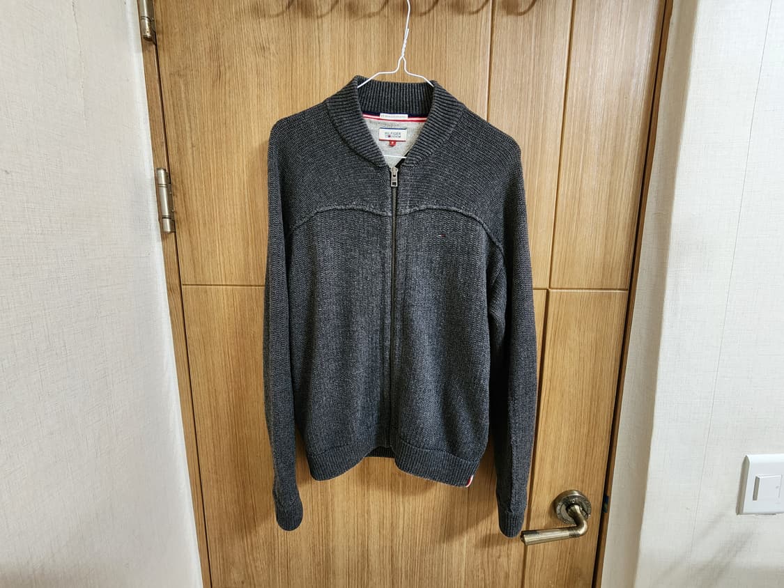 (S)여성 타미힐피거 램스울 집업 가디건 상품이미지1