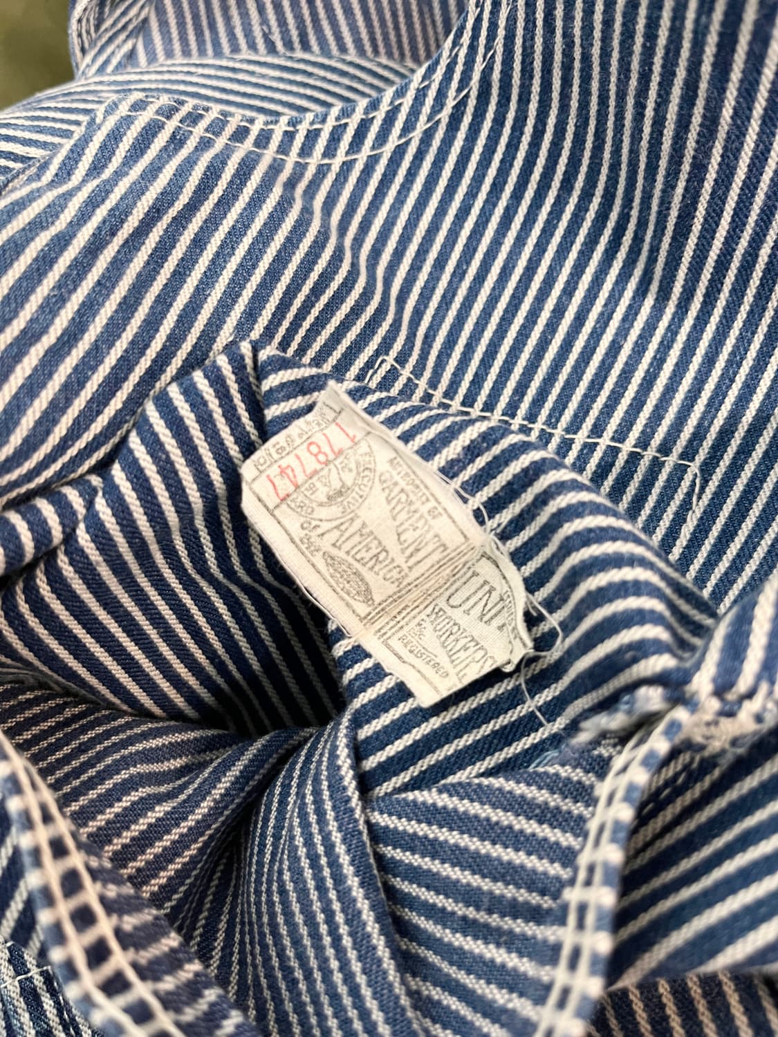 리 스트라이프 데님 오버롤 상품이미지10