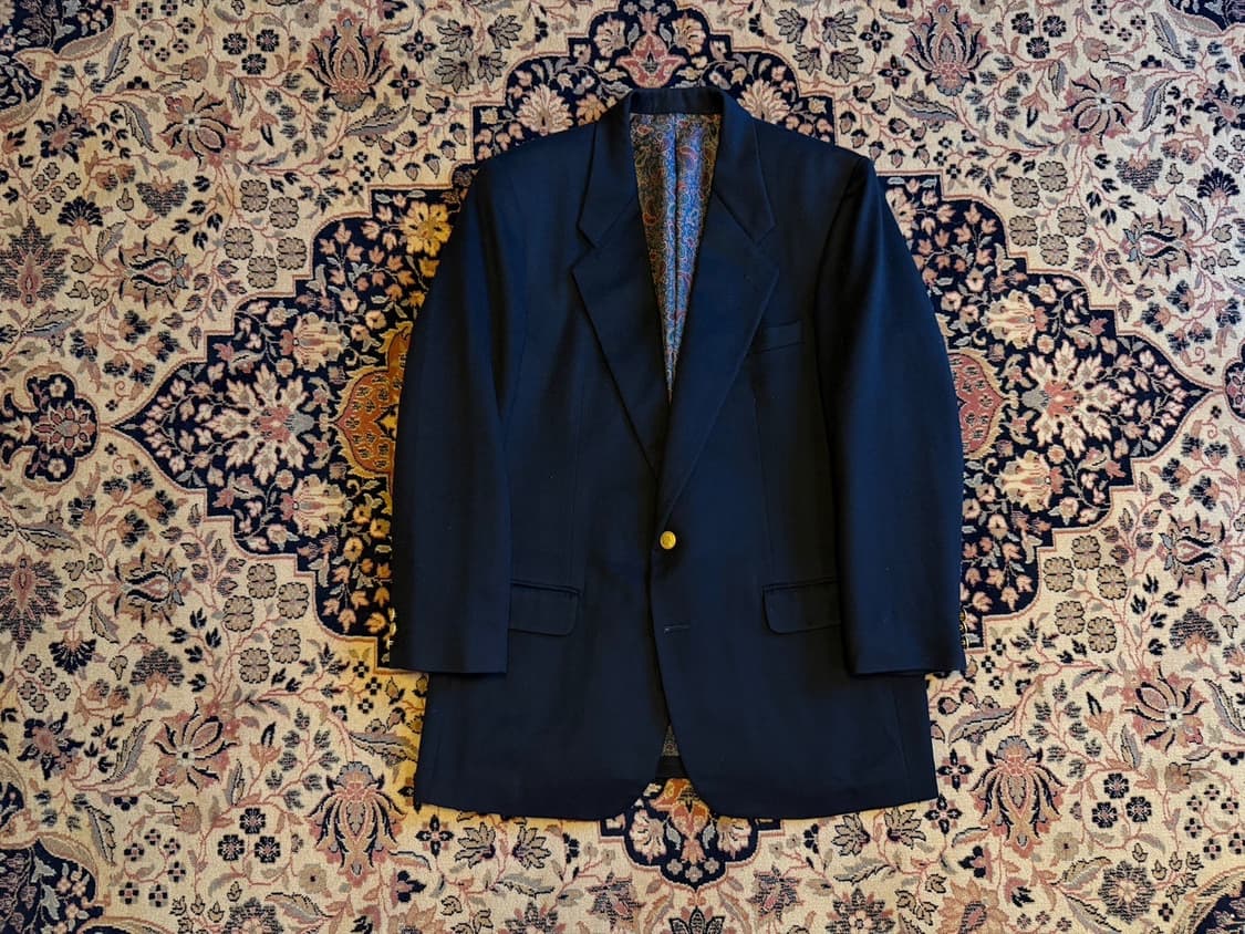 아쿠아스큐텀 금장블레이저 남성100 상품이미지9