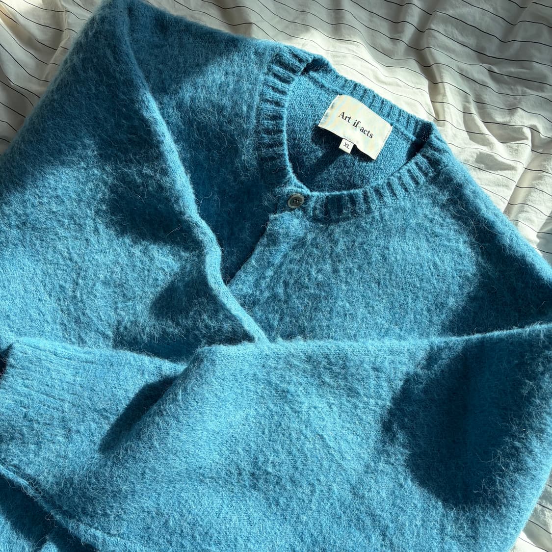 [XL] 아트이프액츠 모헤어 라운드넥 가디건 상품이미지4