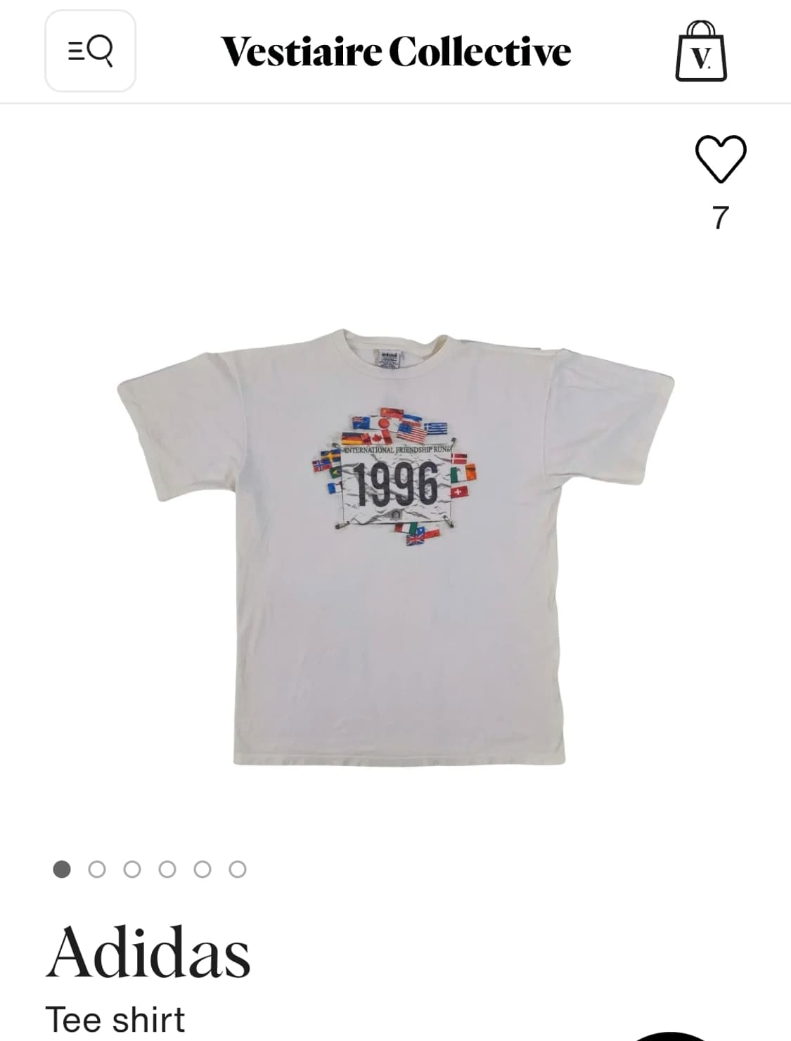 (희귀)90's 아디다스 이큅먼트 1996 빈티지 반팔 티셔츠 XL 상품이미지6