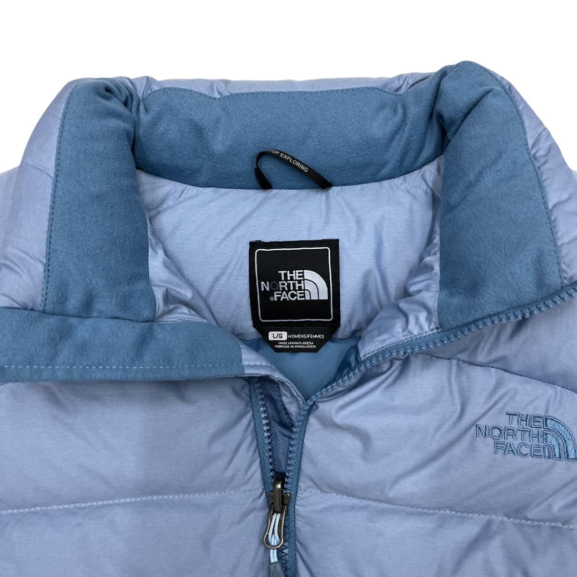 노스페이스 눕시 700 스카이블루 패딩 L 상품이미지6