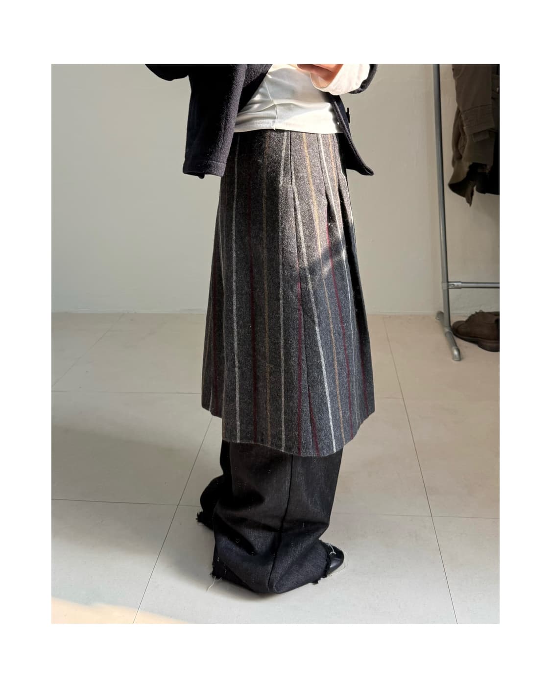 빈티지 미디 스커트 상품이미지2