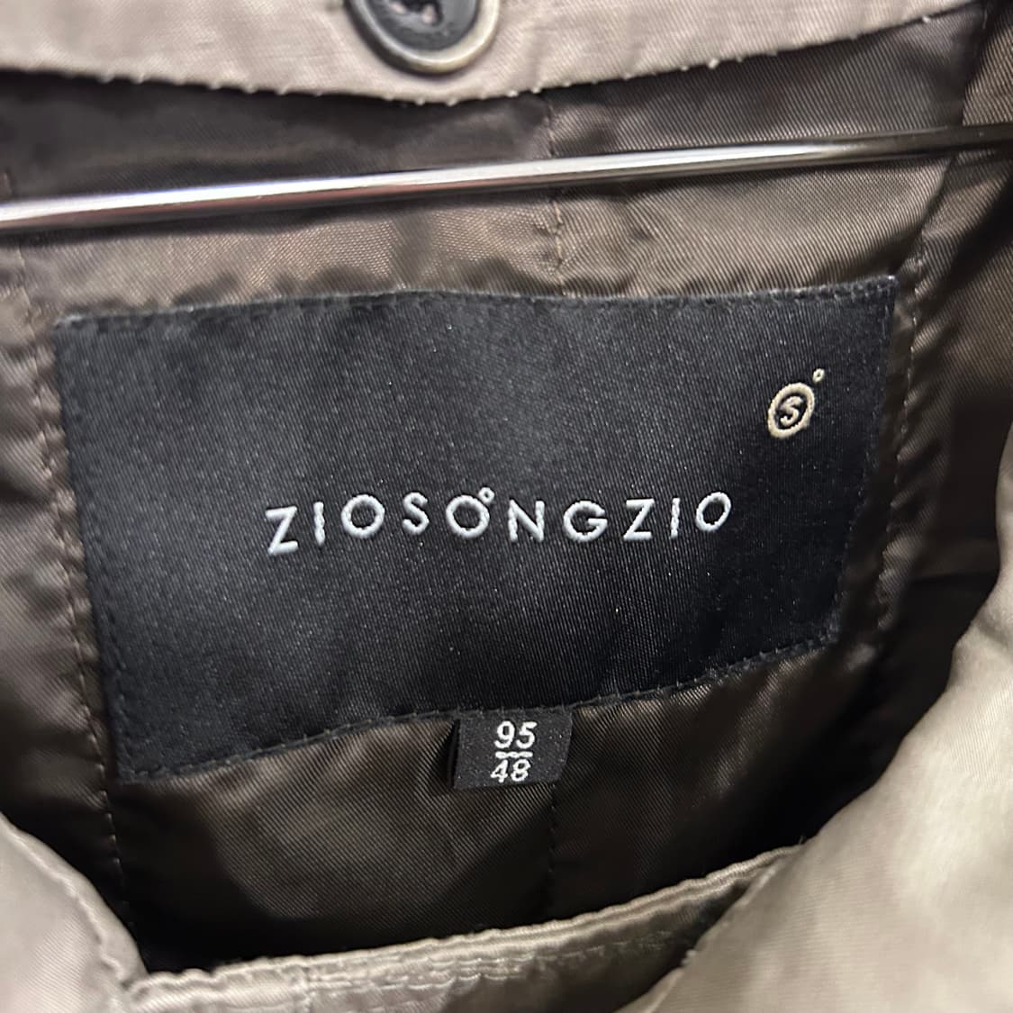 지오송지오 히든버튼 하프 트렌치 피코트 상품이미지3