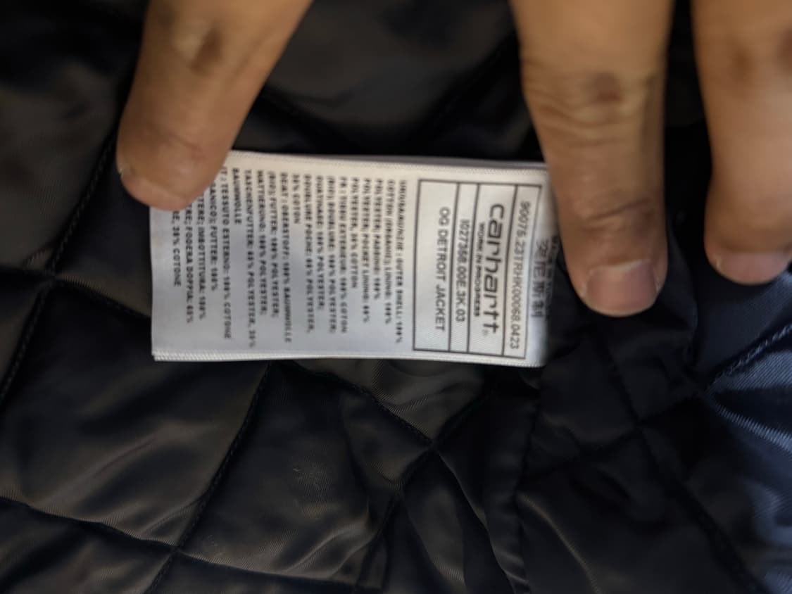 칼하트 디트로이트og 블랙 M 상품이미지4